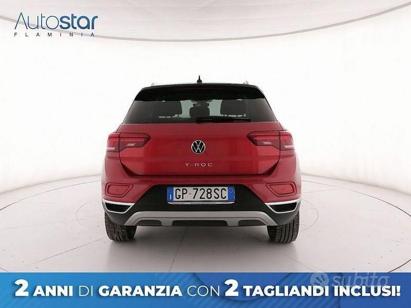 Usata VW T-Roc Style 110 CV (80 kW) 2023 Rosso SUV