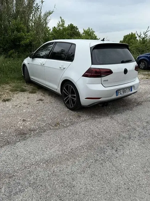 Usata VW Golf VII GTD 250 CV (183 kW) 2017 Bianco Berlina