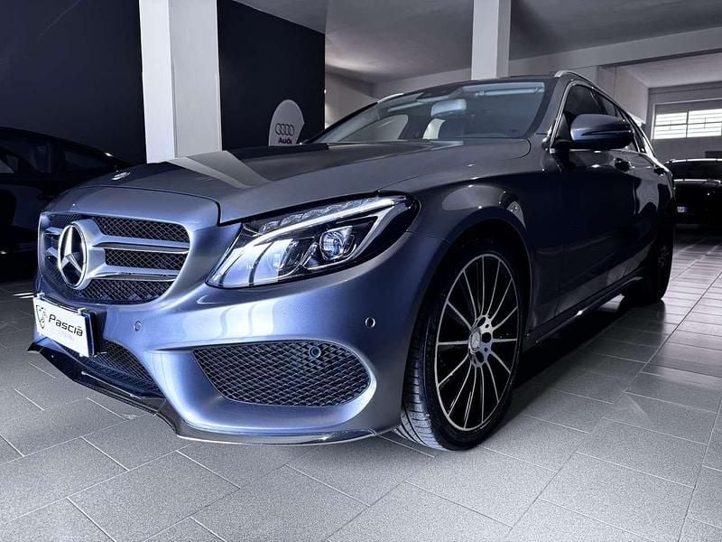 Usata Mercedes C250 Premium Plus 204 CV (150 kW) 2016 Grigio selenite met. Station wagon