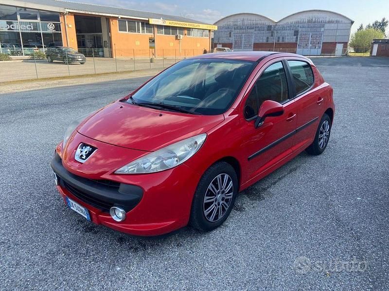 Usata Peugeot 207 Sport 75 CV (55 kW) 2009 Rosso Berlina