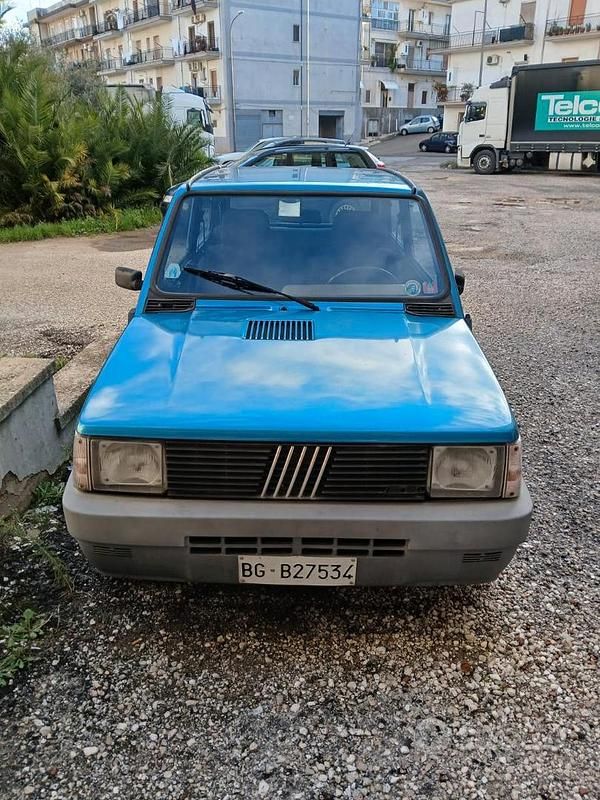 Usata Fiat Panda 1990 Blu Utilitaria