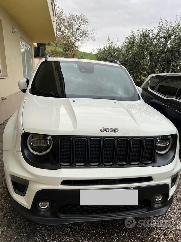Bianco Usata 2021 Jeep Renegade SUV | 23.500 € (Molto cara) - Immagine 1/4