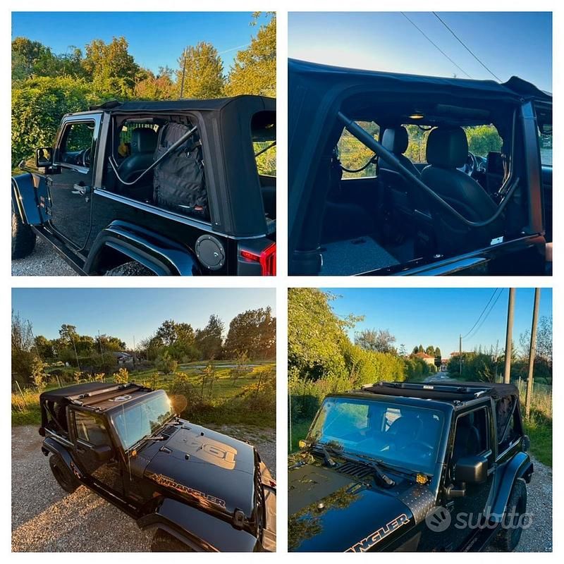 Usata Jeep Wrangler Sahara 2007 Nero SUV