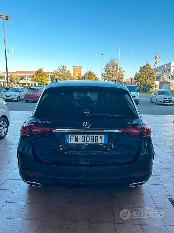 Usata Mercedes GLE450 AMG Premium 367 CV (269 kW) 2019 Blu Station wagon