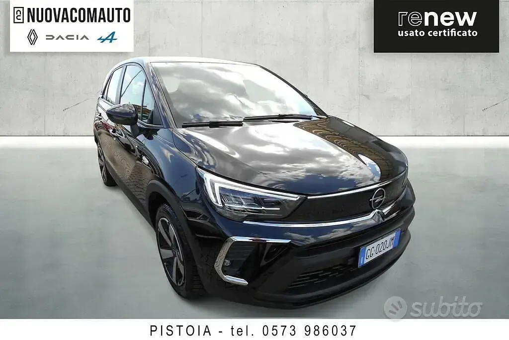 Usata Opel Crossland Edition 83 CV (61 kW) 2021 Nero SUV