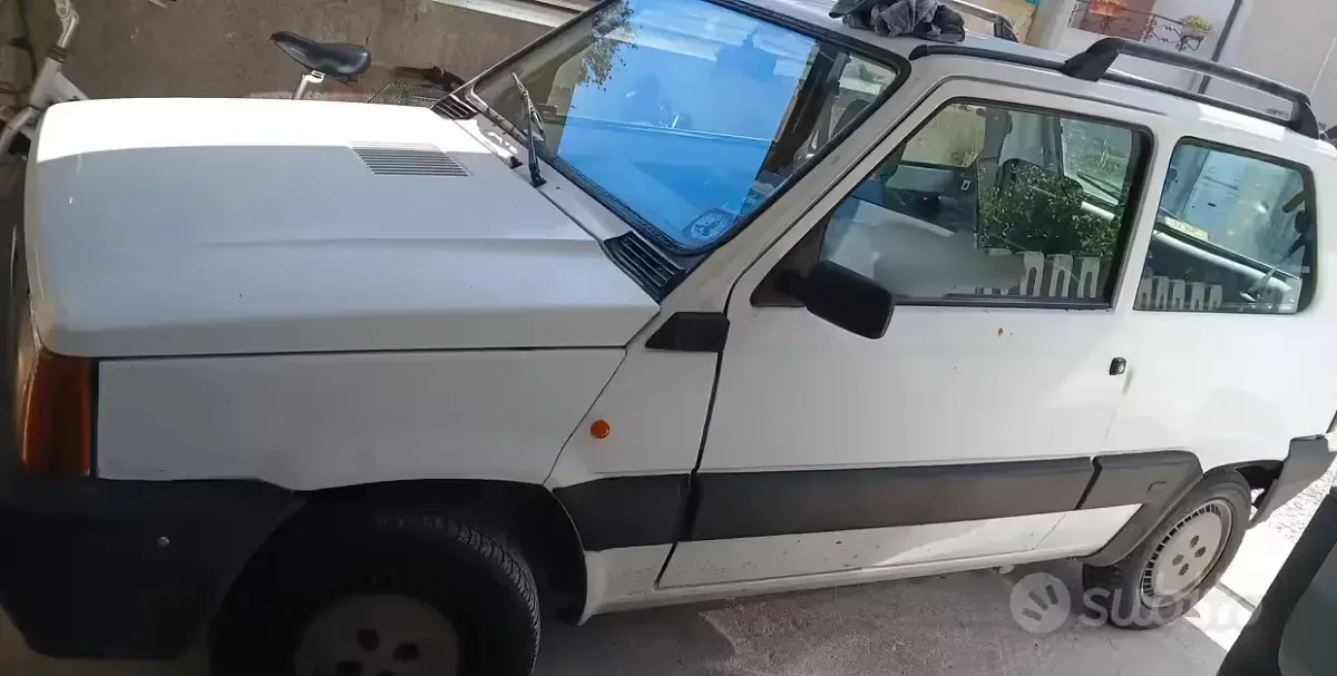 Usata Fiat Panda 1999 Bianco Utilitaria