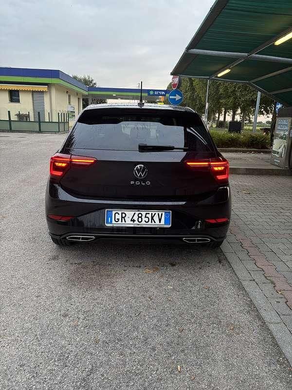 Usata VW Polo R-line 95 CV (69 kW) 2023 Nero Berlina