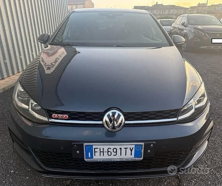 Usata VW Golf VII GTD 185 CV (136 kW) 2017 Grigio Berlina