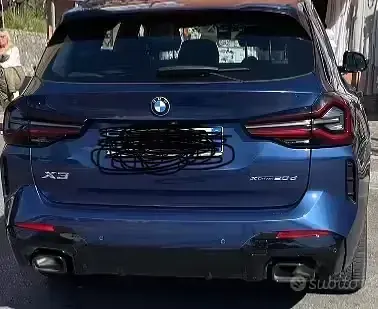 Usata BMW X3 Sport Line 190 CV (139 kW) 2022 Blu SUV
