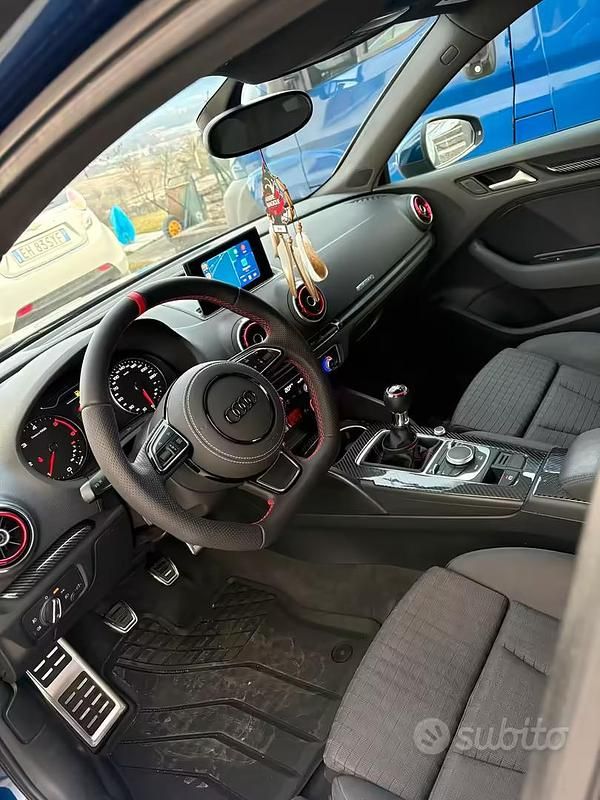 Usata Audi A3 S-Line 150 CV (110 kW) 2014 Blu Berlina