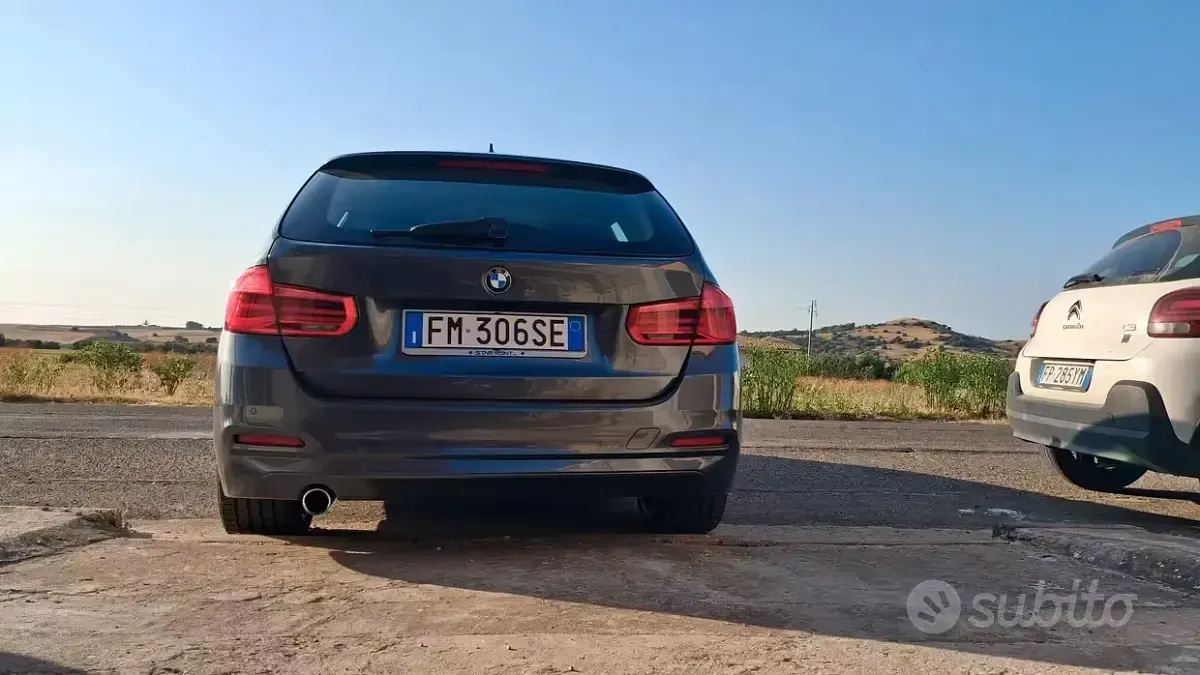 Usata BMW 318 Advantage 150 CV (110 kW) 2017 Grigio Station wagon