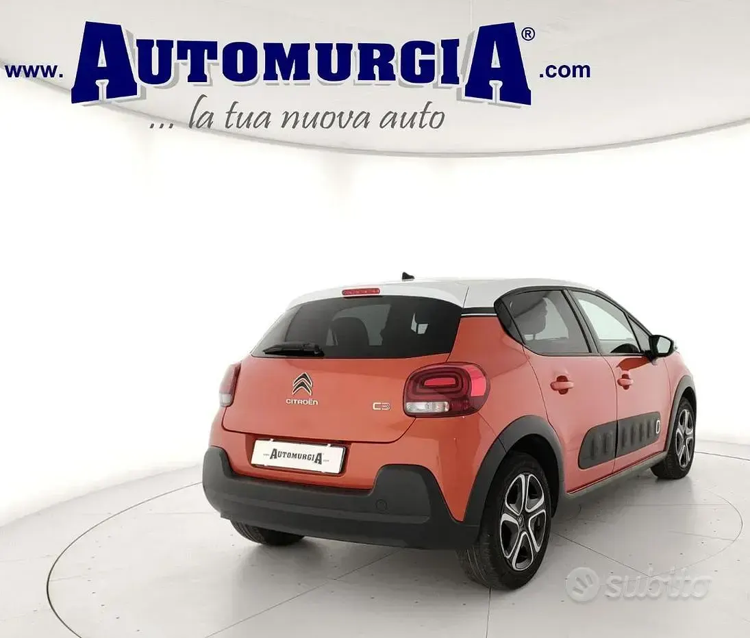 Usata Citroën C3 PureTech 82 CV (60 kW) 2017 Arancione Berlina