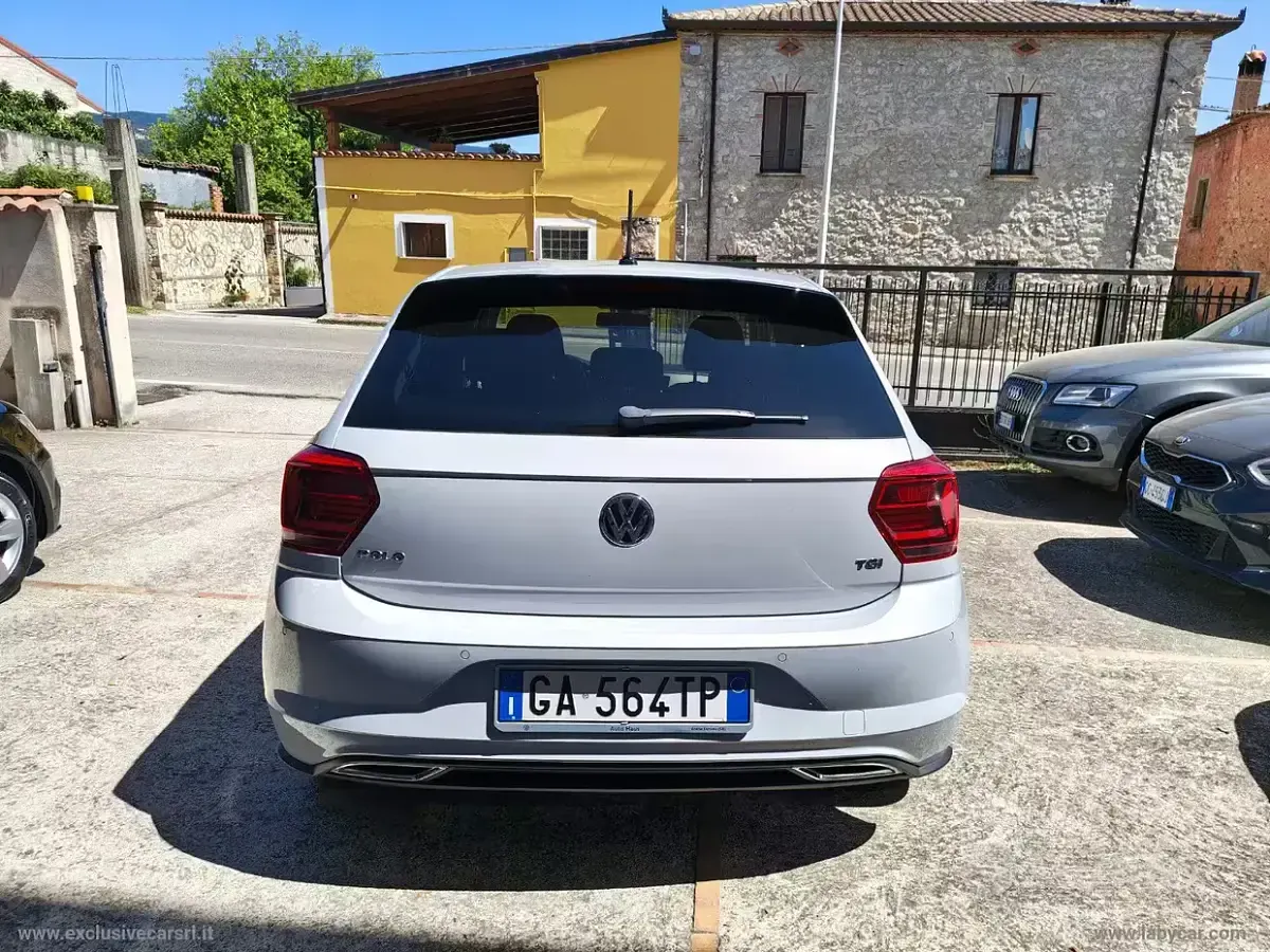 Usata VW Polo R-line 90 CV (66 kW) 2020 Bianco Utilitaria