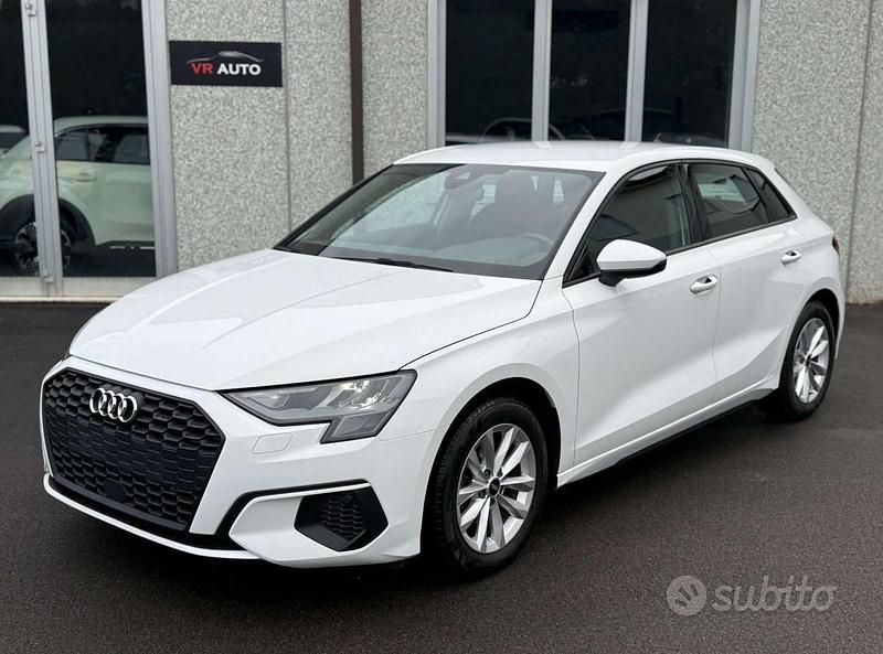 Usata Audi A3 Advanced 150 CV (110 kW) 2023 Bianco Berlina