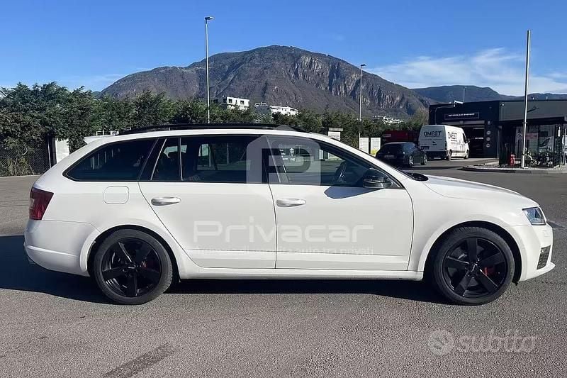 Usata Skoda Octavia RS 220 CV (161 kW) 2016 Bianco Utilitaria