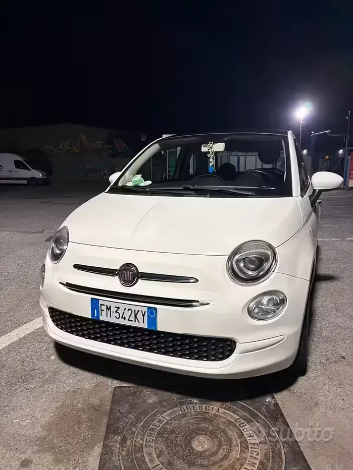 Usata Fiat 500 69 CV (50 kW) 2017 Bianco Utilitaria