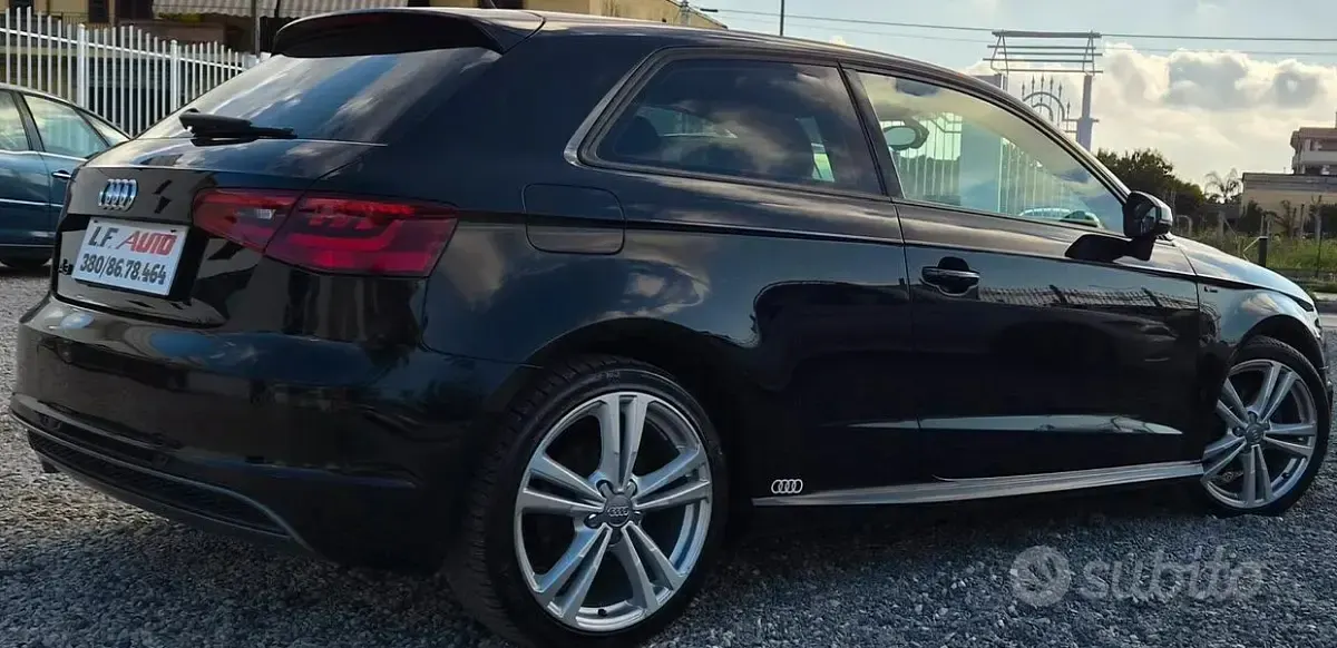 Usata Audi A3 Ambiente 105 CV (77 kW) 2014 Nero Berlina