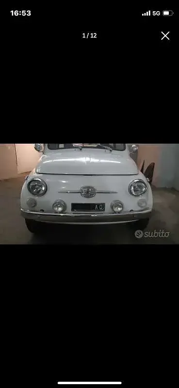 Usata Fiat 500 16 CV (11 kW) 1970 Utilitaria