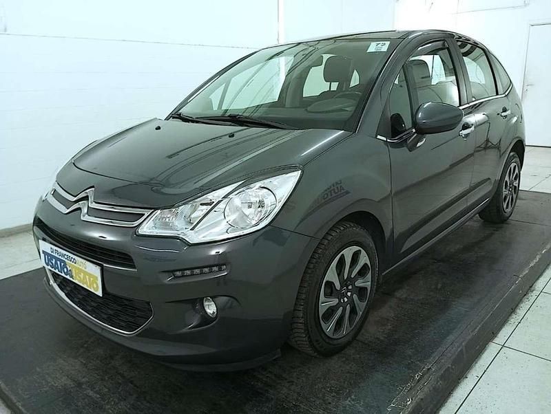 Grigio metallizzato Usata 2016 Citroën C3 Exclusive Due volumi | 8570 € (Buon prezzo) - Immagine 1/4
