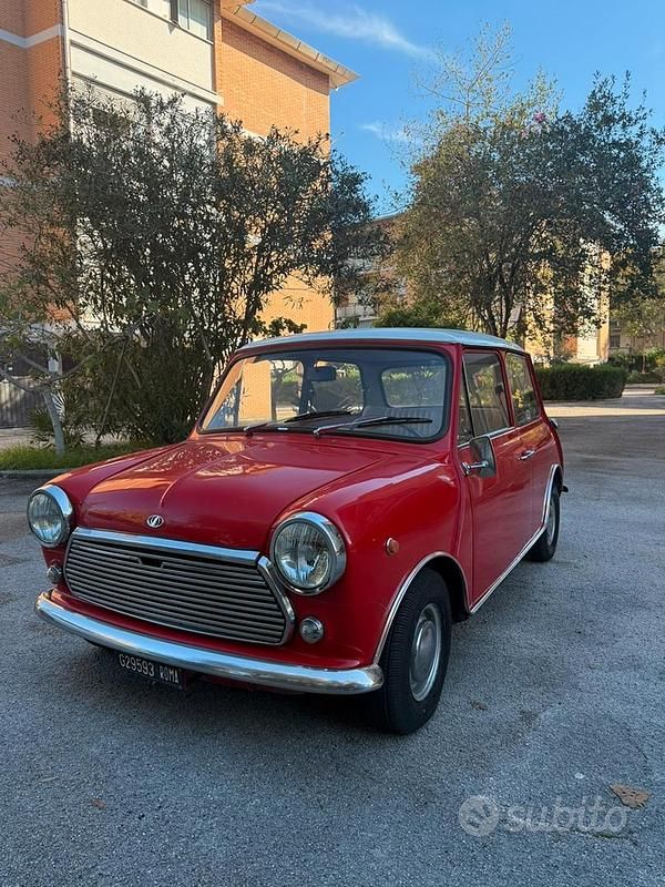 Usata Innocenti Mini 1970 Rosso Utilitaria