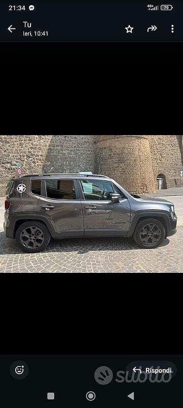 Usata Jeep Renegade 130 CV (95 kW) 2021 Grigio SUV