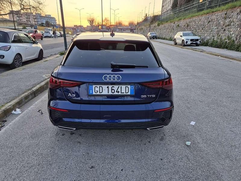 Usata Audi A3 S-Line 150 CV (110 kW) 2021 Blu/azzurro Berlina