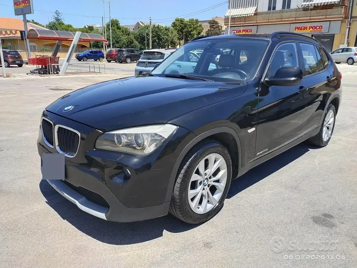 Usata BMW X1 177 CV (130 kW) 2010 Nero SUV