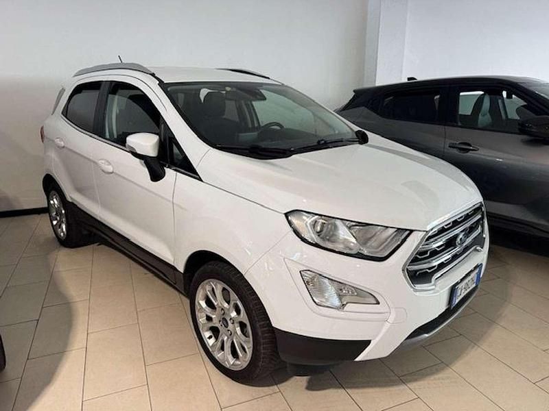 Bianco Usata 2020 Ford Ecosport Titanium SUV | 13.200 € (Buon prezzo) - Immagine 1/4
