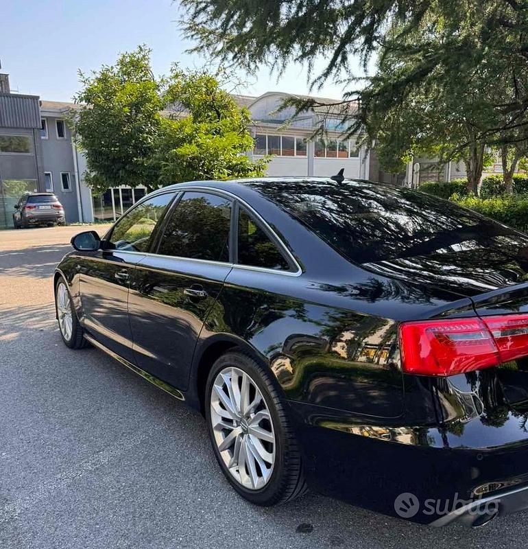 Usata Audi A6 S-Line 190 CV (139 kW) 2014 Nero Berlina