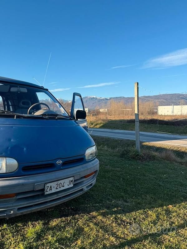Usata Nissan Vanette 1995 Blu Monovolume