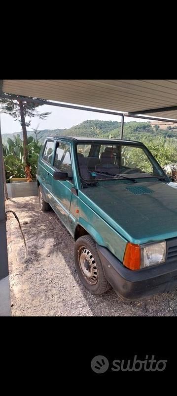 Usata Fiat Panda 34 CV (25 kW) 2000 Verde Utilitaria