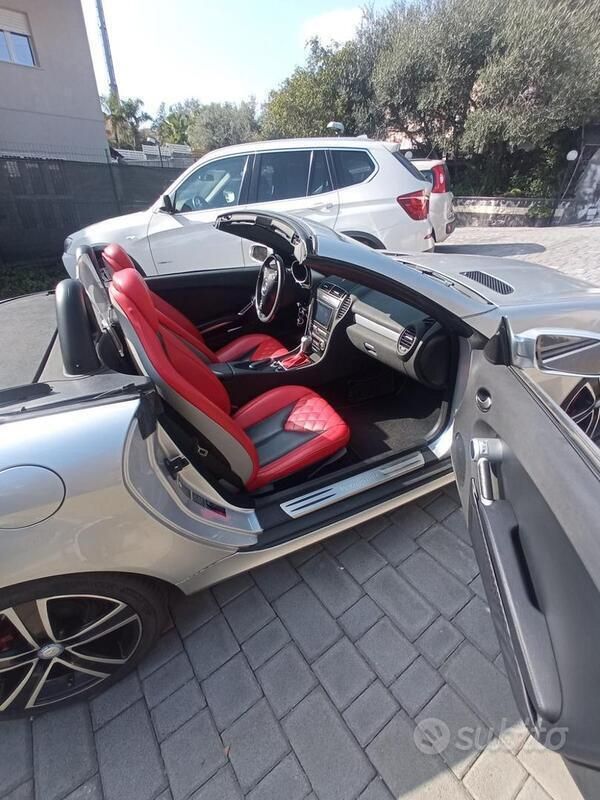 Usata Mercedes SLK200 163 CV (119 kW) 2004 Grigio Cabrio