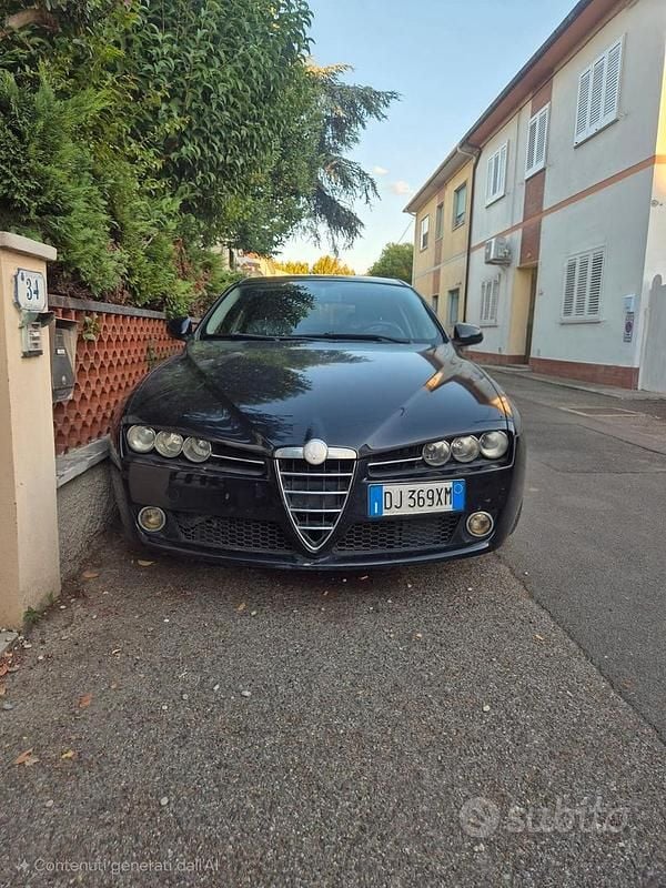 Usata Alfa Romeo 159 120 CV (88 kW) 2007 Nero Station wagon