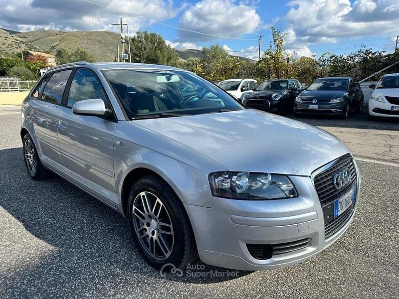 Usata Audi A3 Ambition 105 CV (77 kW) 2007 Argento Utilitaria