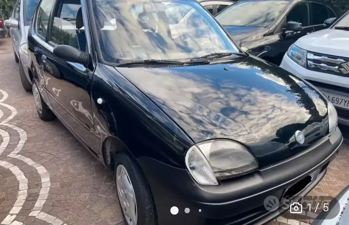Usata Fiat 600 2002 Nero Utilitaria