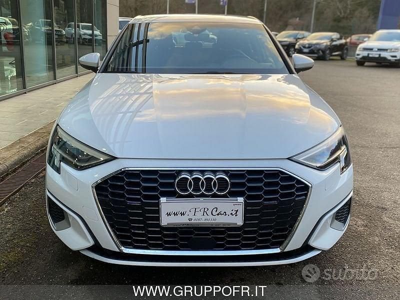 Usata Audi A3 Advanced 115 CV (84 kW) 2021 Bianco Berlina