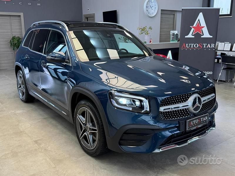 Usata Mercedes GLB200 AMG Line Premium 150 CV (110 kW) 2023 Blu/azzurro SUV
