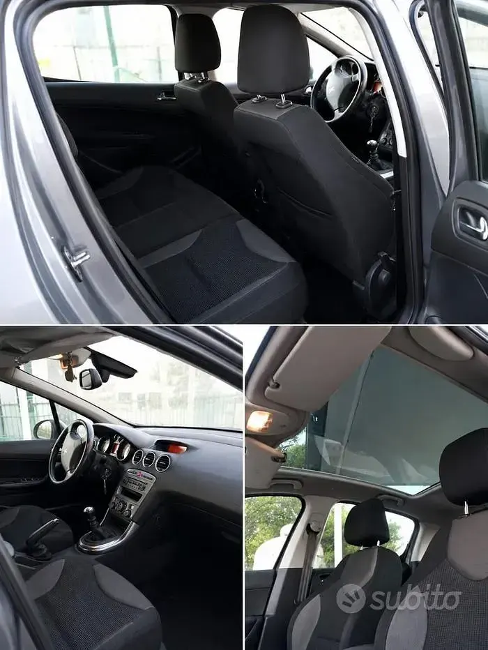 Usata Peugeot 308 109 CV (80 kW) 2010 Grigio Berlina