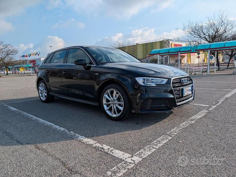 Usata Audi A3 Business 116 CV (85 kW) 2018 Nero Berlina