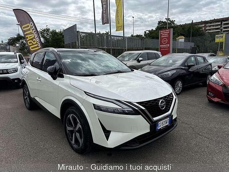 Bianco Usata 2021 Nissan Qashqai N-Connecta SUV | 23.900 € (Buon prezzo) - Immagine 1/3