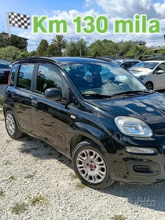Usata Fiat Panda 69 CV (50 kW) 2013 Nero Utilitaria