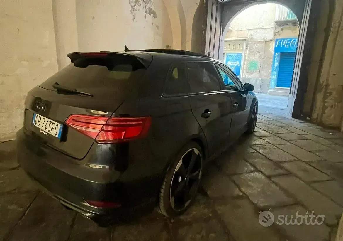 Usata Audi A3 S-Line 150 CV (110 kW) 2016 Nero Berlina