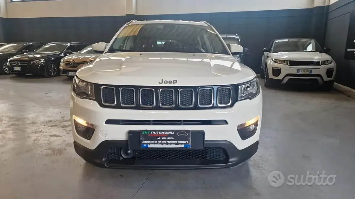 Usata Jeep Compass Longitude 140 CV (102 kW) 2018 Bianco SUV