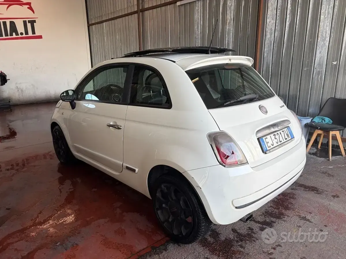 Usata Fiat 500 Sport 86 CV (63 kW) 2012 Bianco Berlina