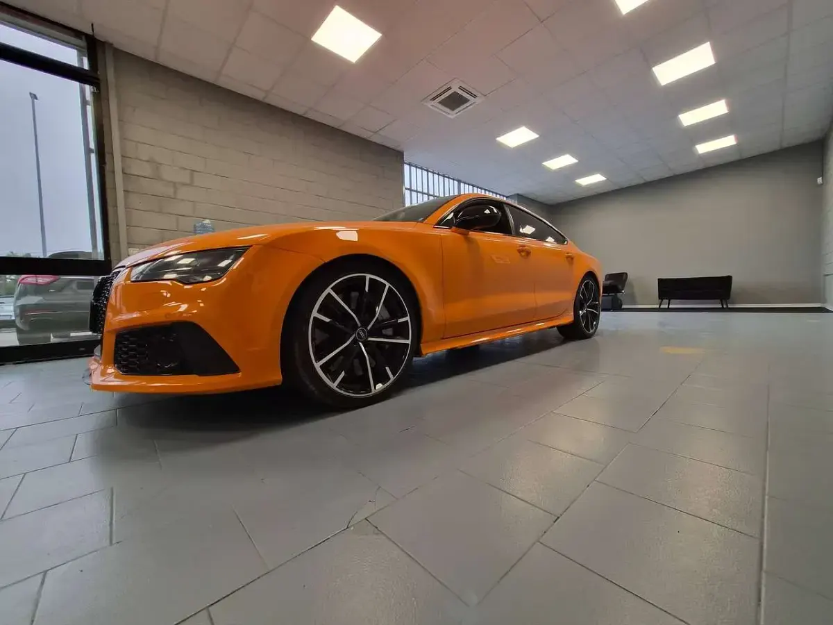 Usata Audi RS7 Sportback Performance 605 CV (444 kW) 2017 Arancione Utilitaria
