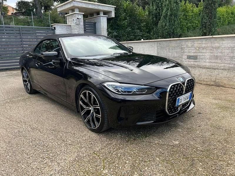 Usata BMW 420 Cabriolet Sport Line 184 CV (135 kW) 2022 Nero Cabrio