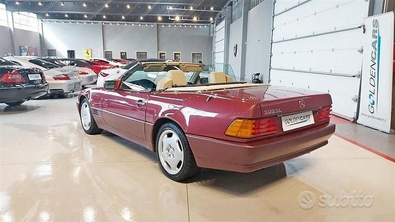 Usata Mercedes SL500 326 CV (239 kW) 1992 Rosso Cabrio