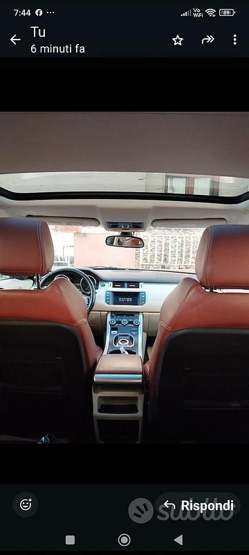 Usata Land Rover Range Rover evoque 150 CV (110 kW) 2012 Blu SUV