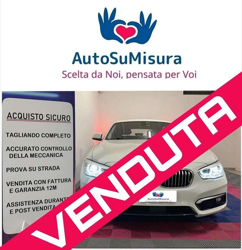 Bianco Usata 2017 BMW 116 Due volumi | 16.900 € (Buon prezzo) - Immagine 1/4