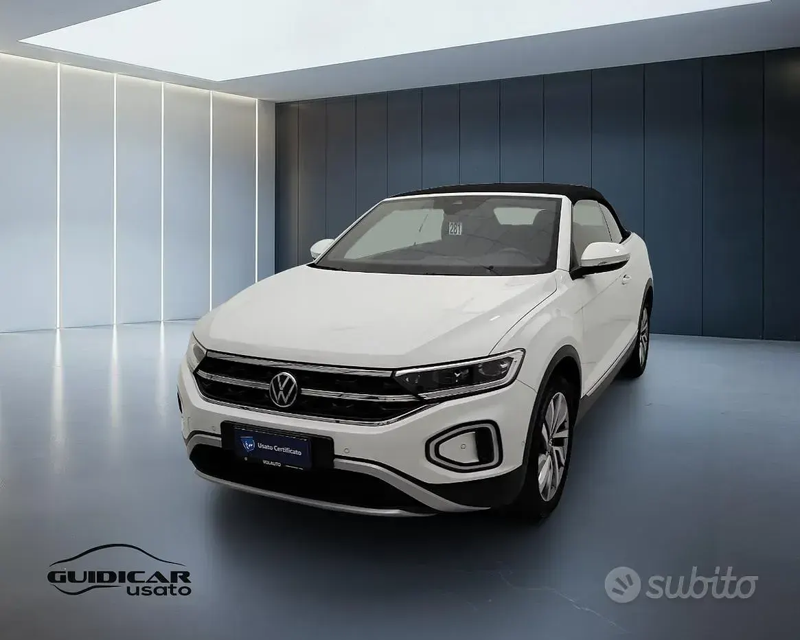 Usata VW T-Roc Cabriolet Style 150 CV (110 kW) 2022 Bianco Cabrio
